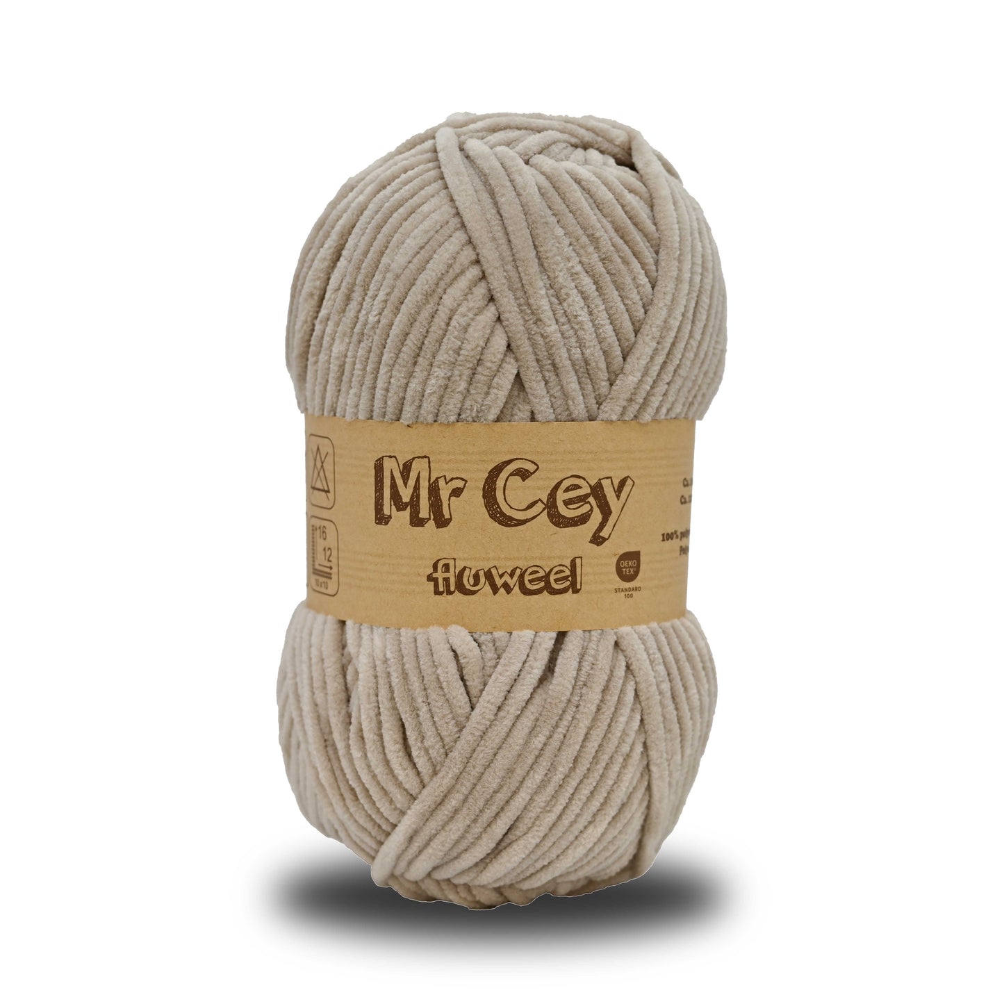 Mr. Cey Fluweel (Chenille) Bone (093)
