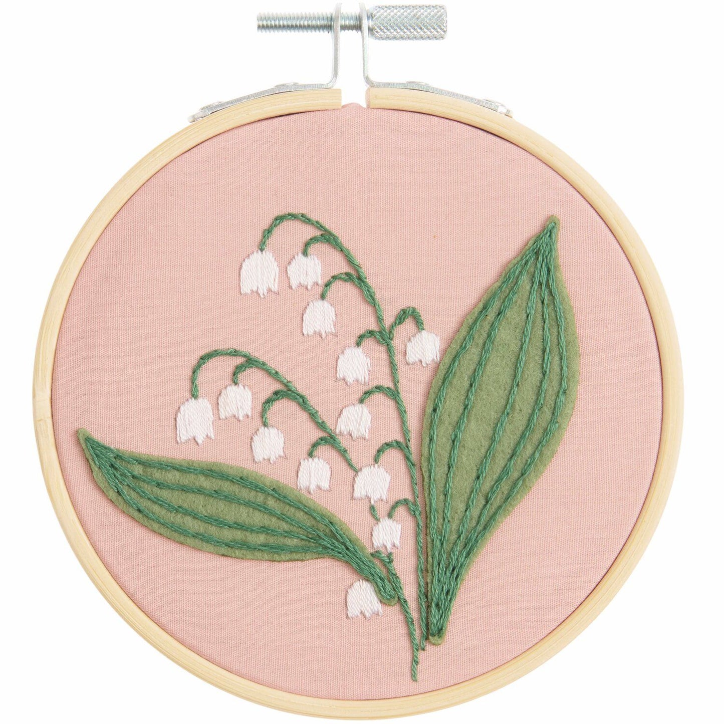 Borduurpakket vooraf getekend Lelietje-van-dalen 10 cm