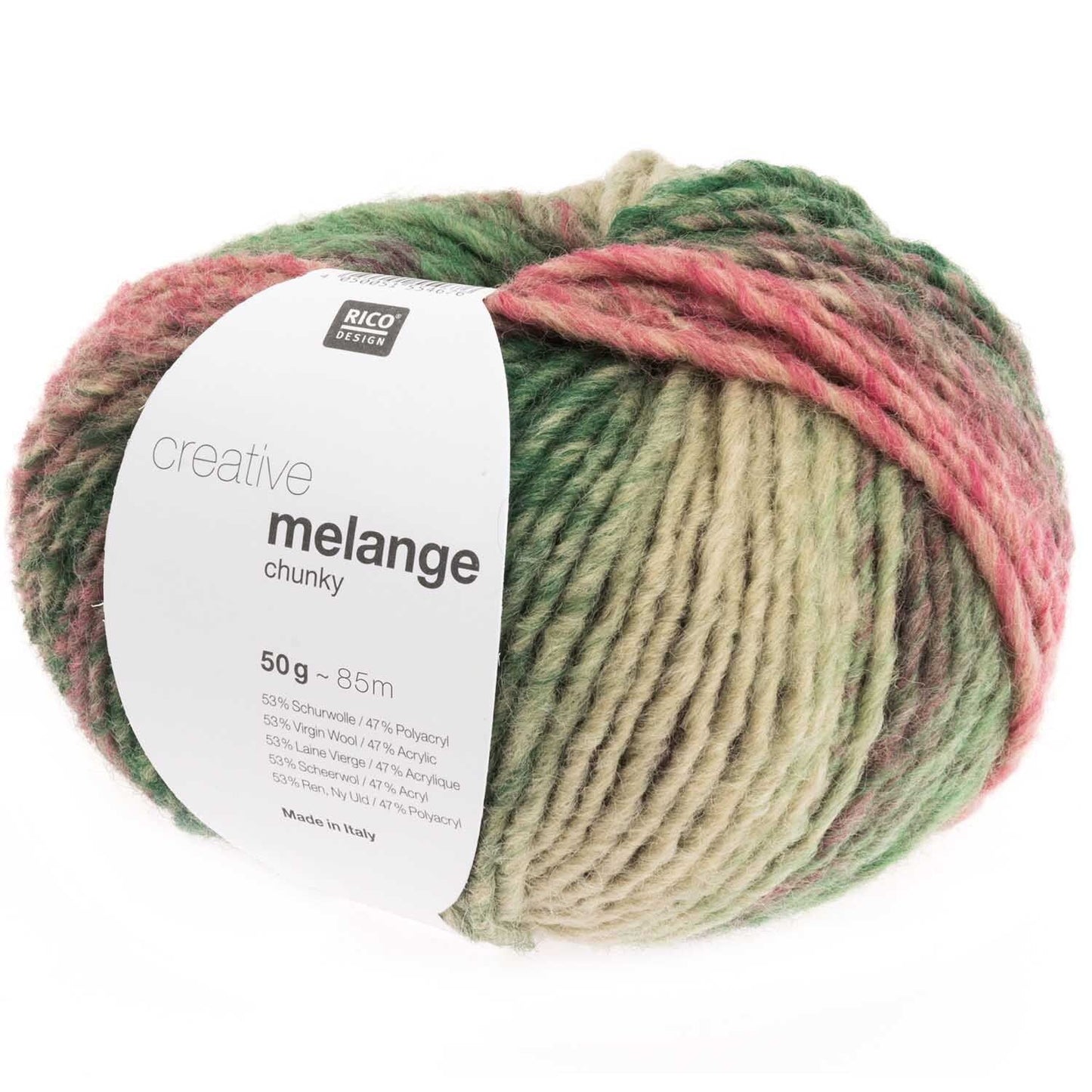 Rico Creative Melange Chunky Paars Groen (050)