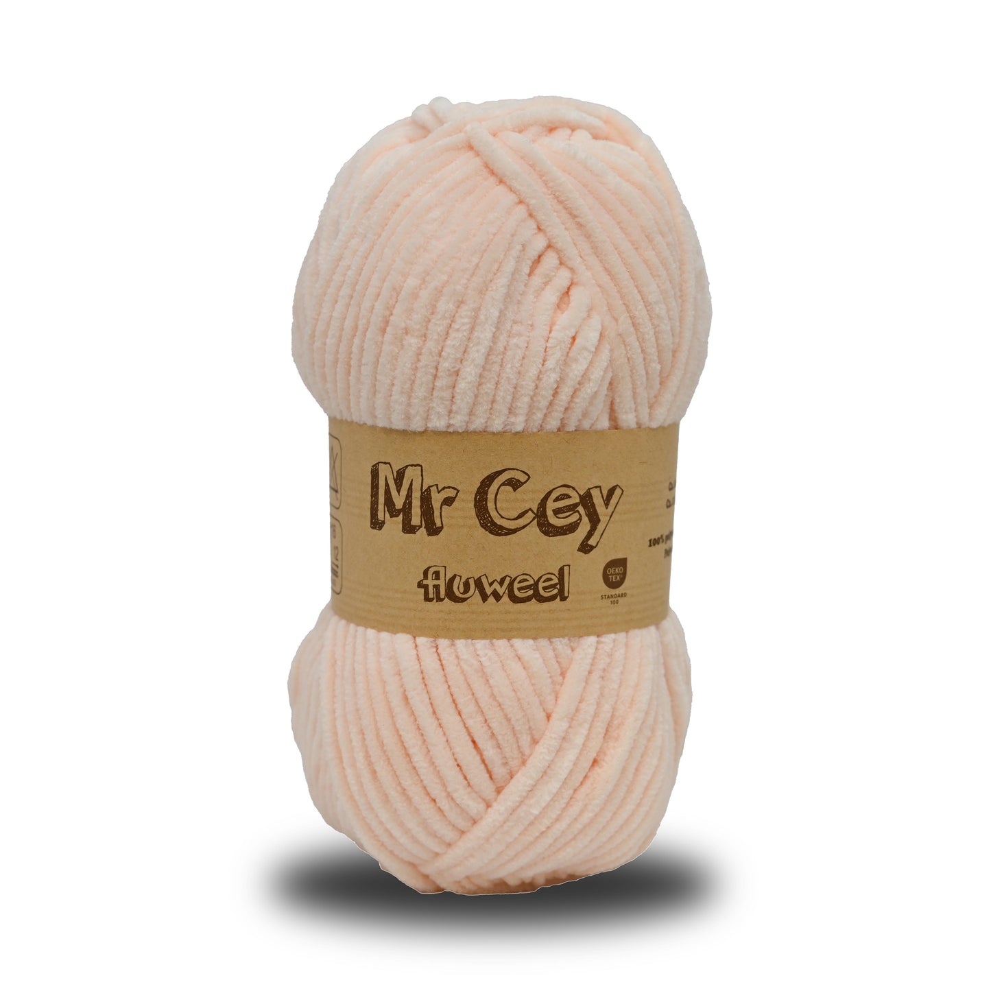 Mr. Cey Fluweel (Chenille) Soft Peach (102)