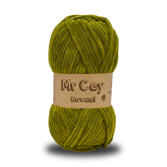Mr. Cey Fluweel (Chenille) Lime Green (104)