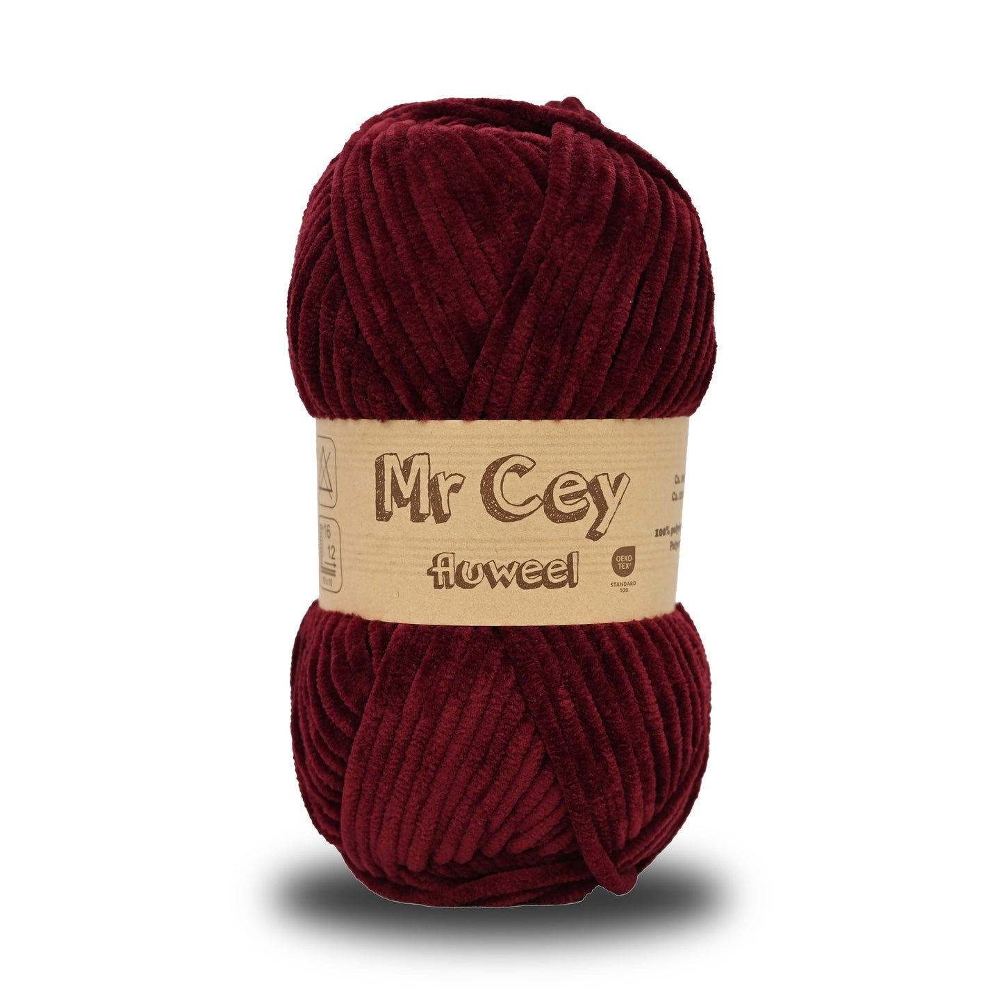 Mr. Cey Fluweel (Chenille) Bordeaux (108)
