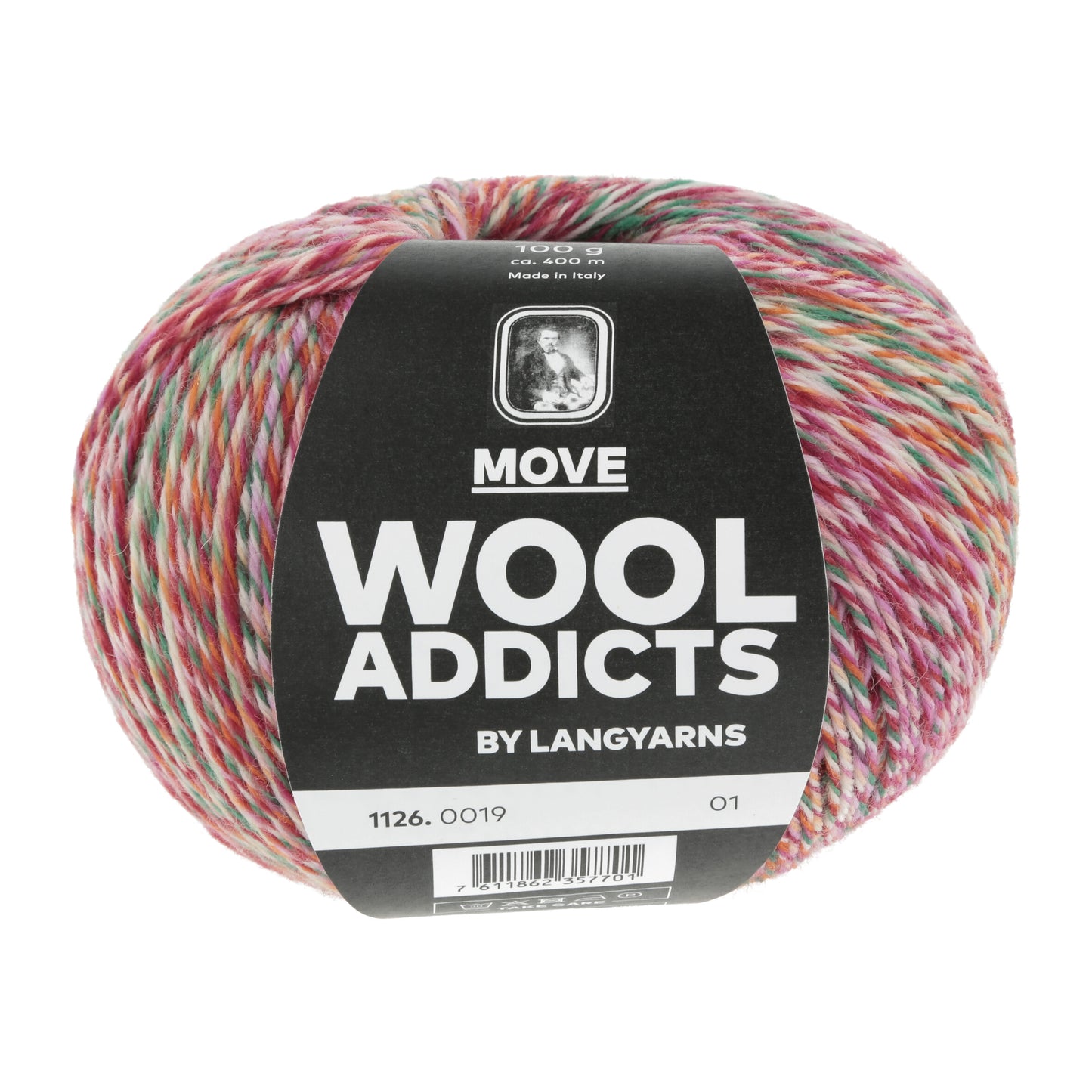 Lang Yarns Wool Addicts Move Tomato (0019)