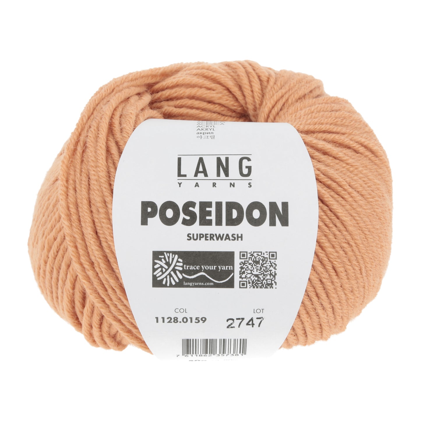 Lang Yarns Poseidon Tangerine (0159)