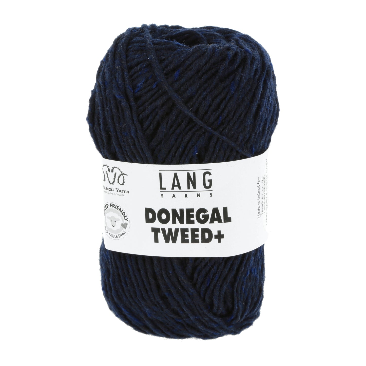 Lang Yarns Donegal Tweed+ Marine Blue (0025)