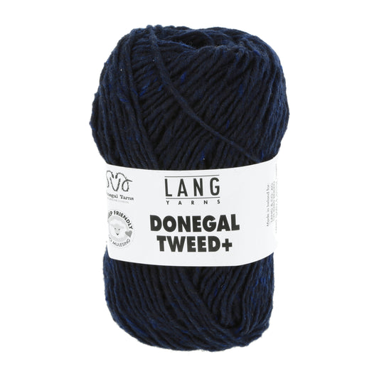 Lang Yarns Donegal Tweed+ Marine Blue (0025)