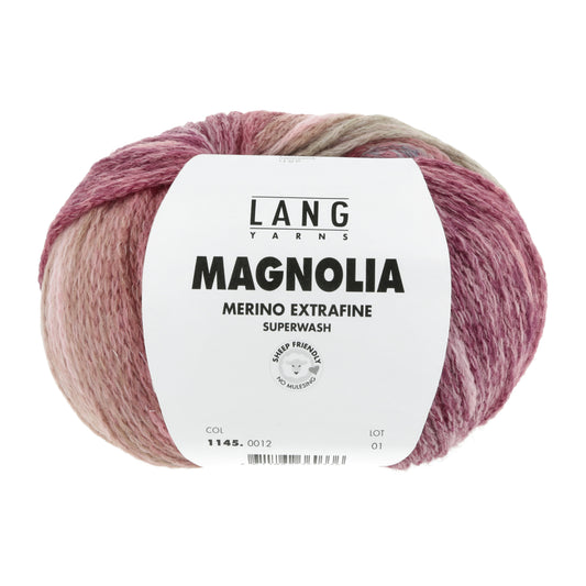 Lang Yarns Magnolia Superwash Merino Extrafine Rosa (0012)