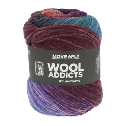 Lang Yarns Wool Addicts Move 6 PLY Shadow (0007)