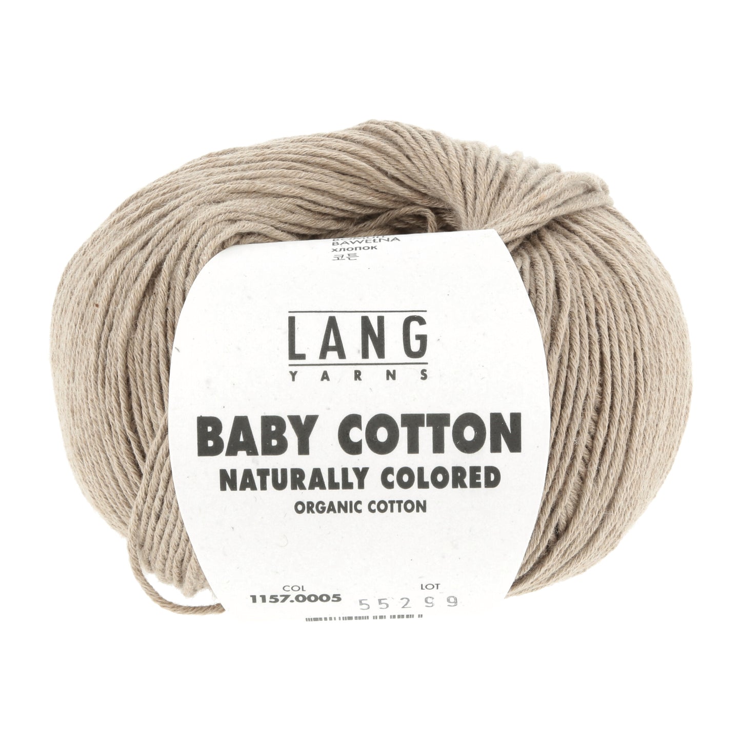 Lang Yarns Baby Cotton Naturally Colored Macchiato (0005)