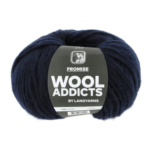 Lang Yarns Wool Addicts Promise Navy (0035)