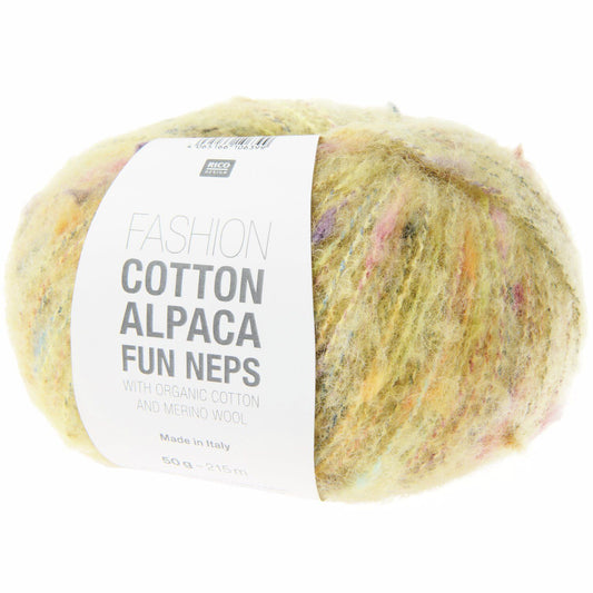 Rico Design Fashion Cotton Alpaca Fun Neps Vanille (007)