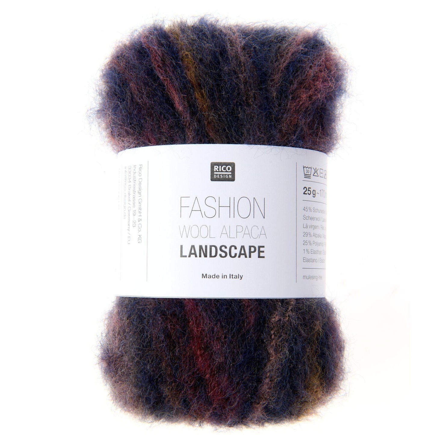 Rico Fashion Wool Alpaca Landscape Dark Berries (006)