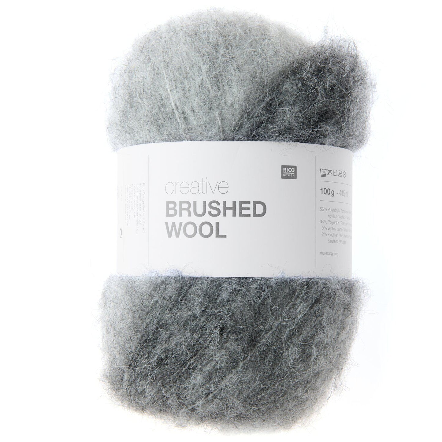 Rico Creative Brushed Wool Grey (010)