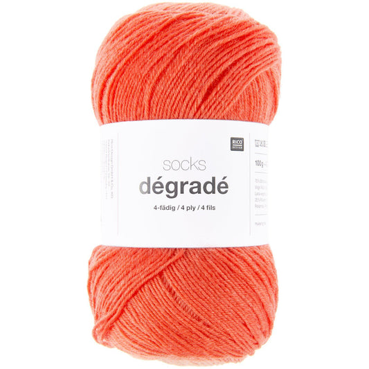 Rico Socks Degrade Rood (001)