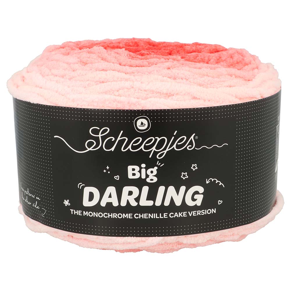 Scheepjes Big Darling Monochrome Cake 1x300g - 417 Strawberry