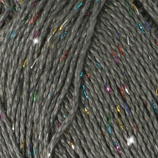 Scheepjes Catona Shine Metal Grey Rainbow (242-R)