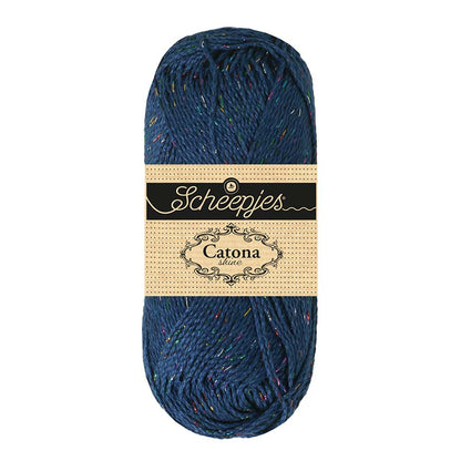 Scheepjes Catona Shine Midnight Rainbow (527-R)