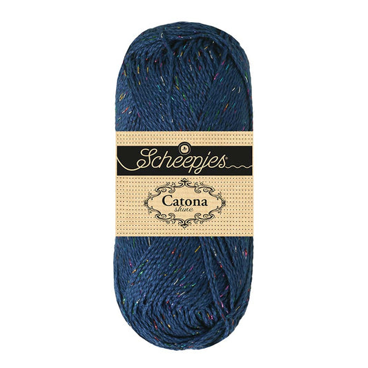 Scheepjes Catona Shine Midnight Rainbow (527-R)