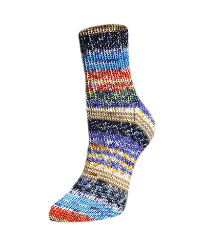 Rellana Garne Flotte Socke 4-Ply Woolfree Bamboo Sealife (3110)