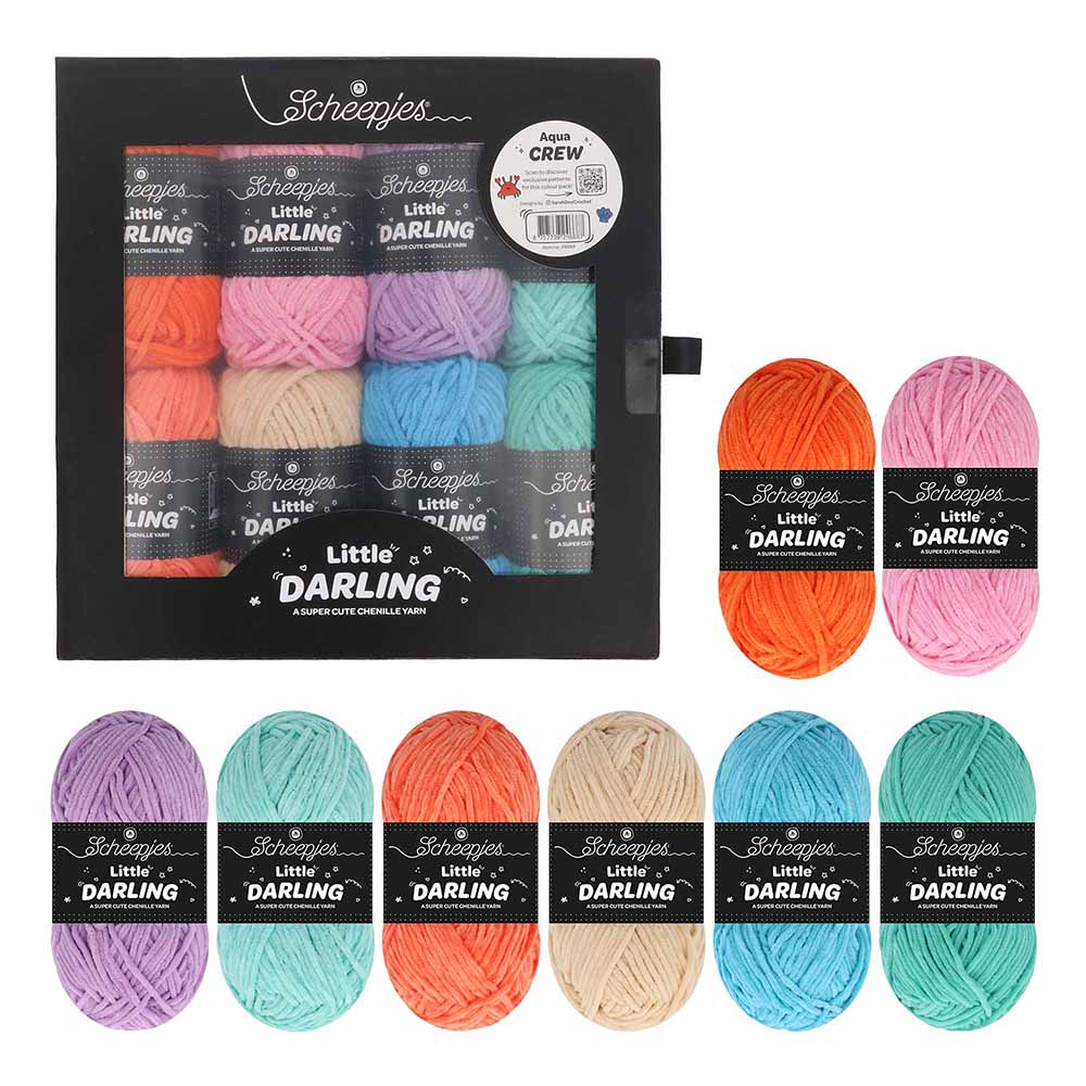 Scheepjes Little Darling colour pack (Aqua Crew)