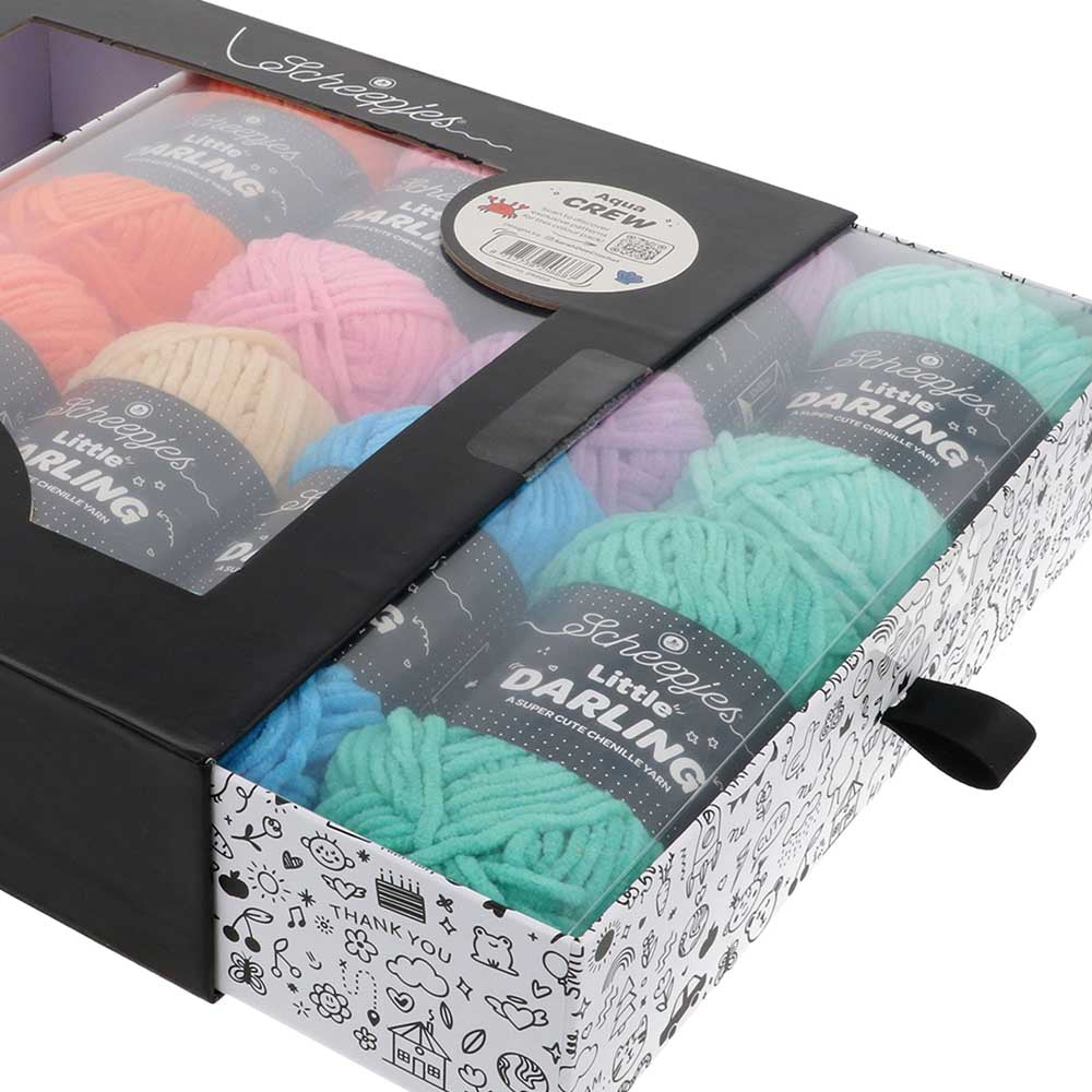 Scheepjes Little Darling colour pack (Aqua Crew)