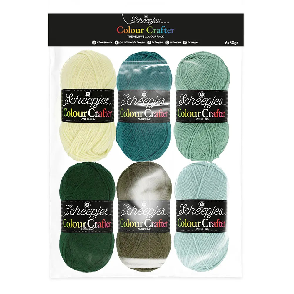 Scheepjes Colour Crafter colour pack 6 x 50 g - The Veluwe (24921)