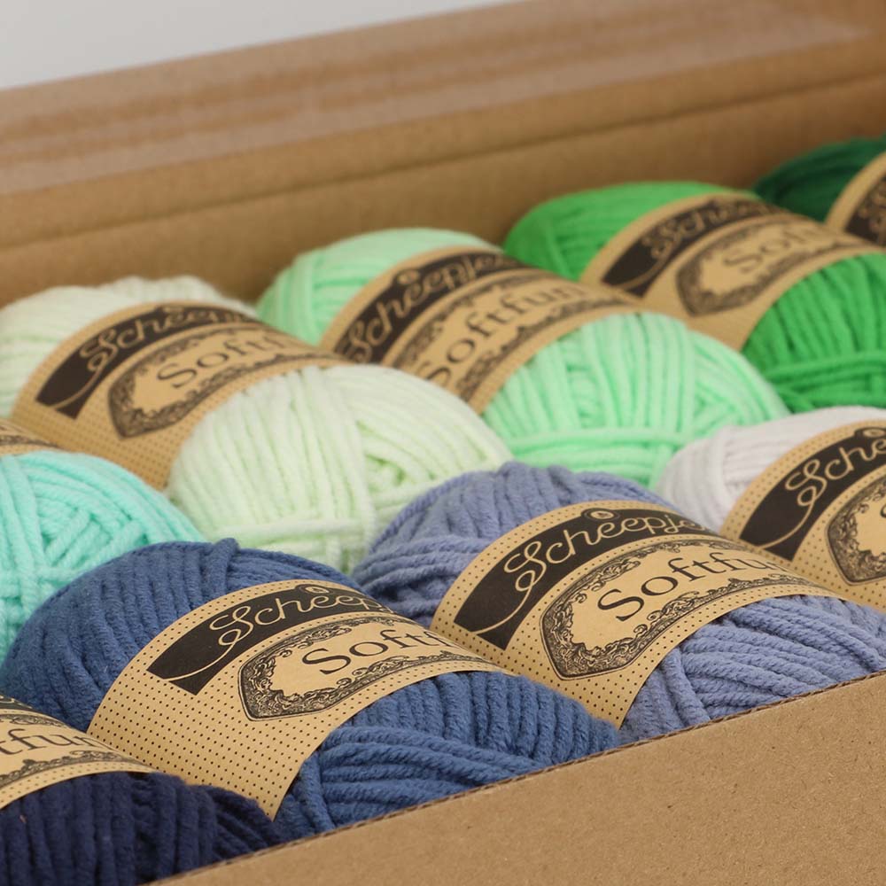 Scheepjes Softfun colour pack 12x20g - Ocean Breeze