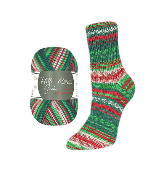 Rellana Flotte Socke 4f. Christmas (2025)