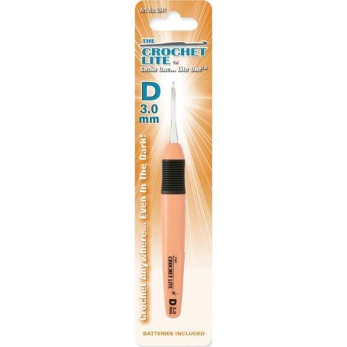 The Crochet Lite 3 mm (haaknaald met licht) (black friday)
