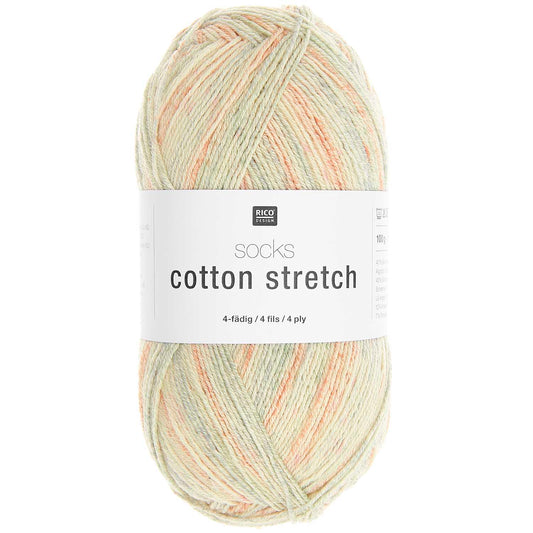 Rico Design Socks Cotton Stretch 4 Ply Pastel (001)