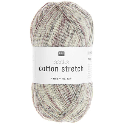 Rico Design Socks Cotton Stretch 4 Ply Taupe (006)