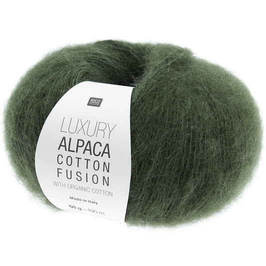 Rico Design Luxury Alpaca Cotton Fusion Army (007)
