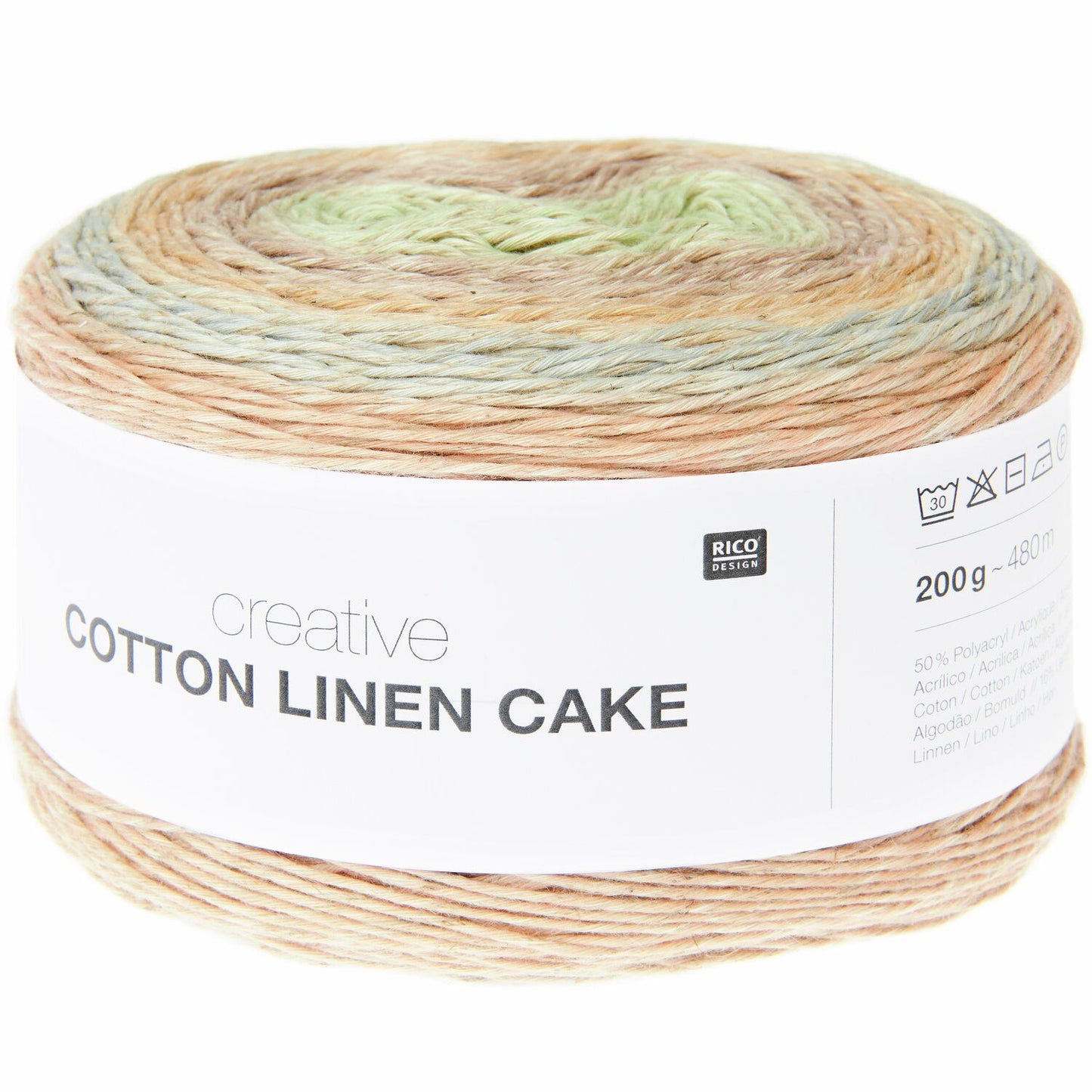 Rico Design Creative Cotton Linen Cake Pastel Shades (001)