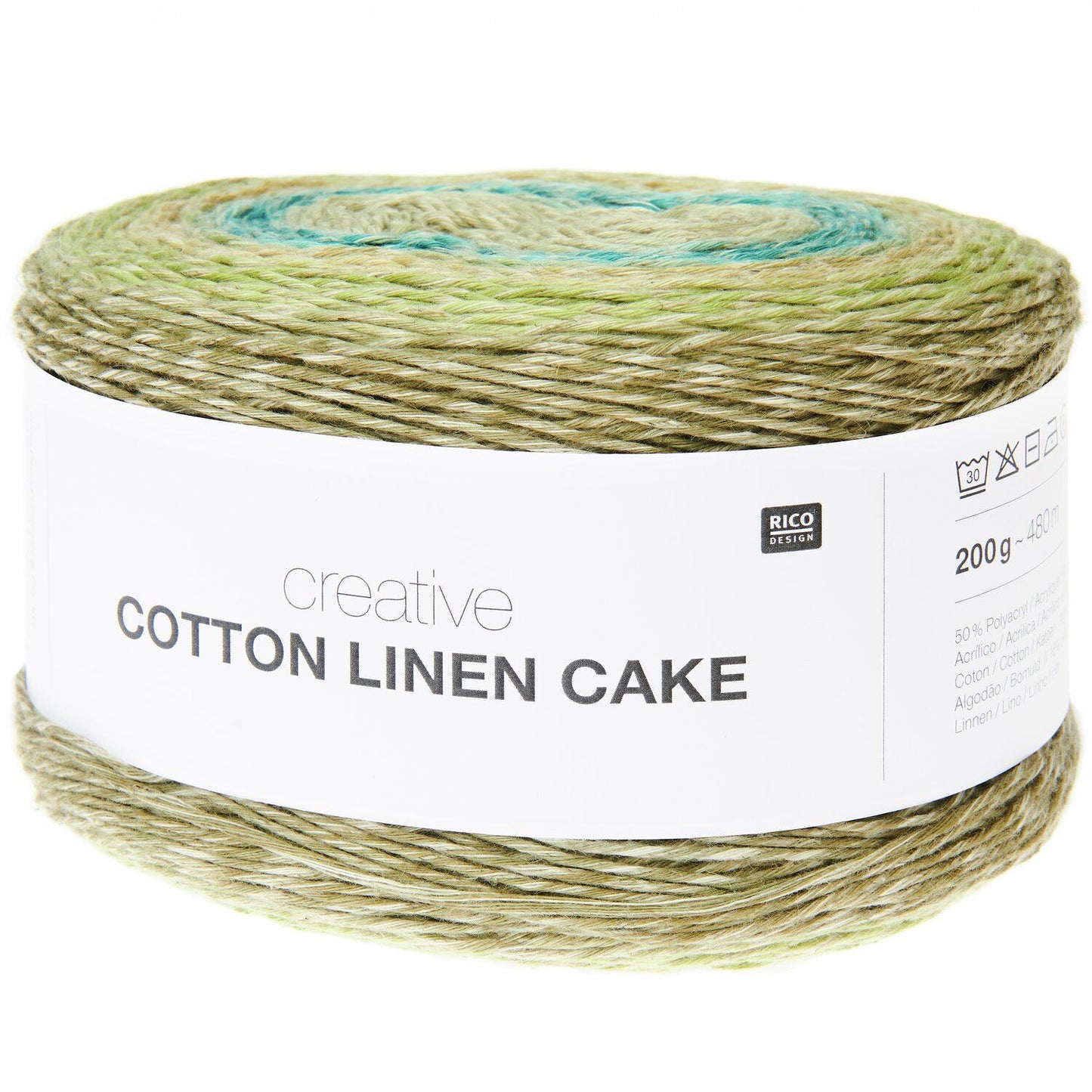 Rico Design Creative Cotton Linen Cake Olive Shades (007)
