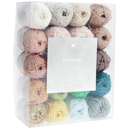 Ricorumi garenset 'Kerststal' – 20 delig (inclusief patroneboek)