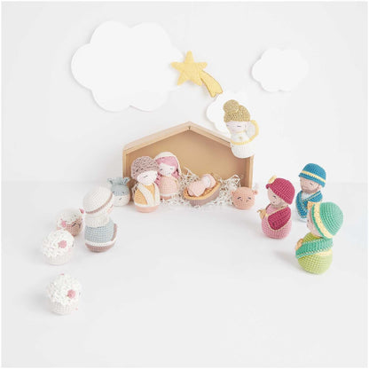 Ricorumi garenset 'Kerststal' – 20 delig (inclusief patroneboek)