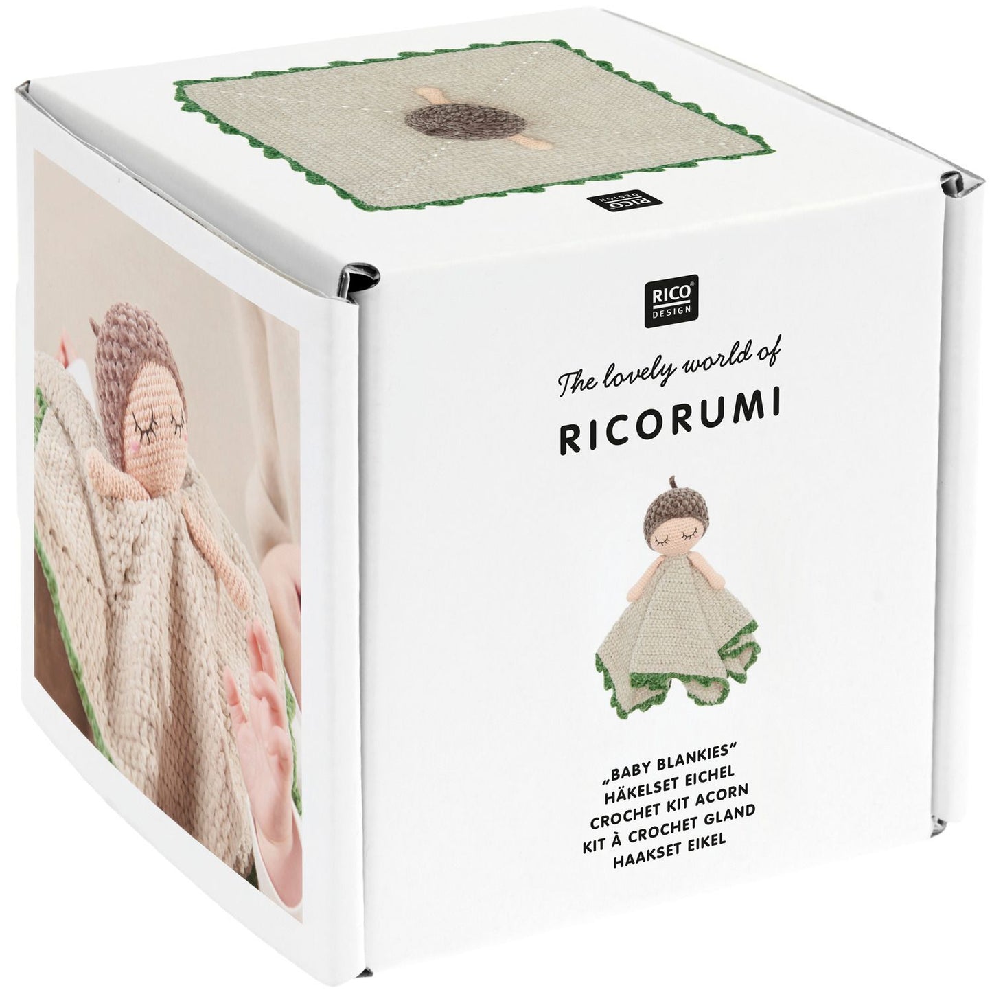 Haakset Ricorumi Baby Blankies Eikel