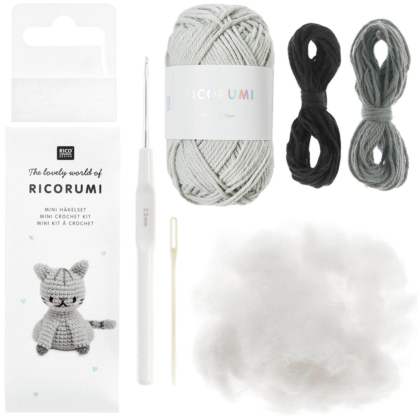 Ricorumi Mini Haakset "The lovely world" Cat