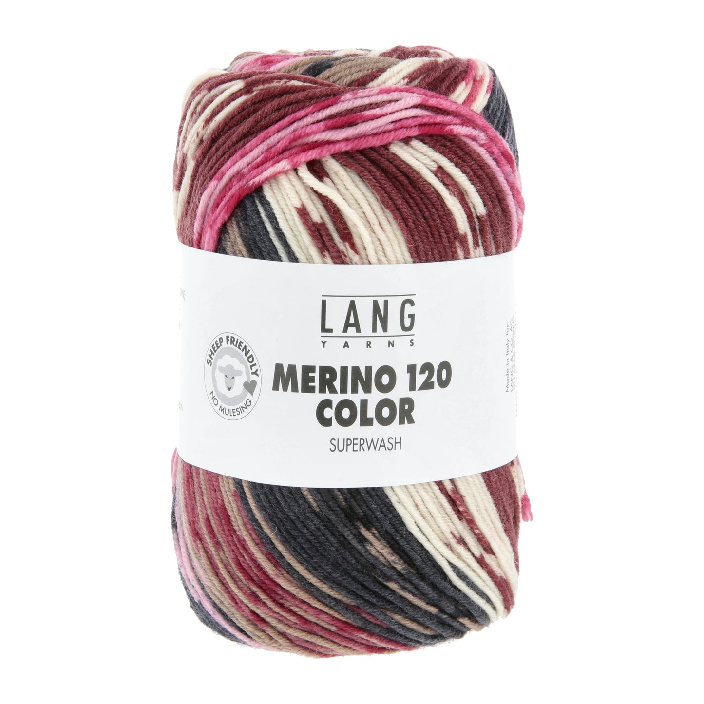 Lang Yarns Merino 120 Color Pinkish (0009)