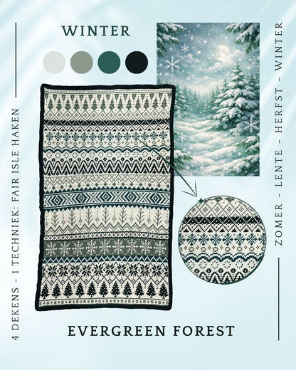 4 Seizoenen Crochet-A-Long Pakket – Mosaic Fair Isle Edition 2026