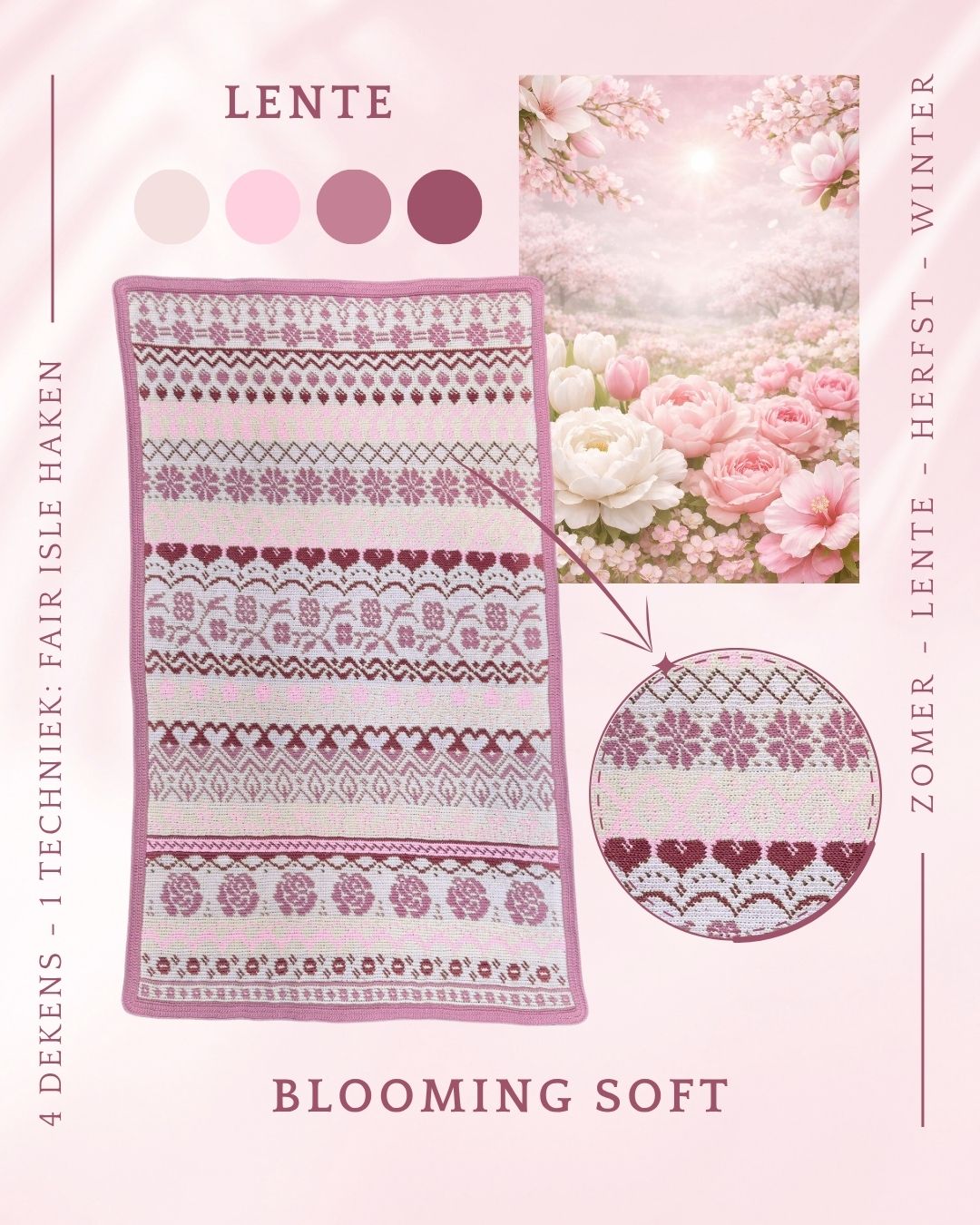 4 Seizoenen Crochet-A-Long Pakket – Mosaic Fair Isle Edition 2026