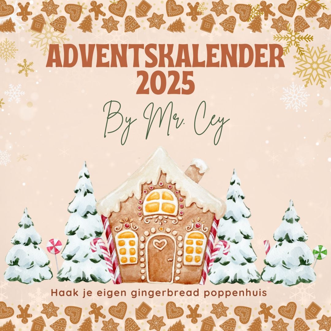 Adventskalender by Mr. Cey KERST 2025 "Gingerbread house"