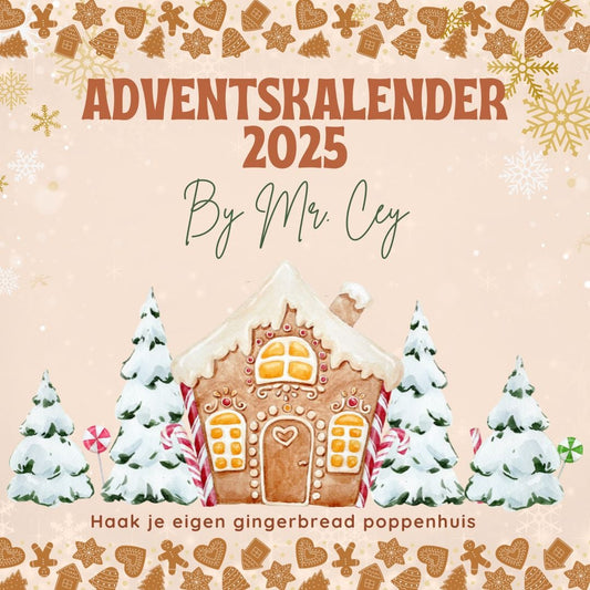 Adventskalender by Mr. Cey KERST 2025 "Gingerbread house"
