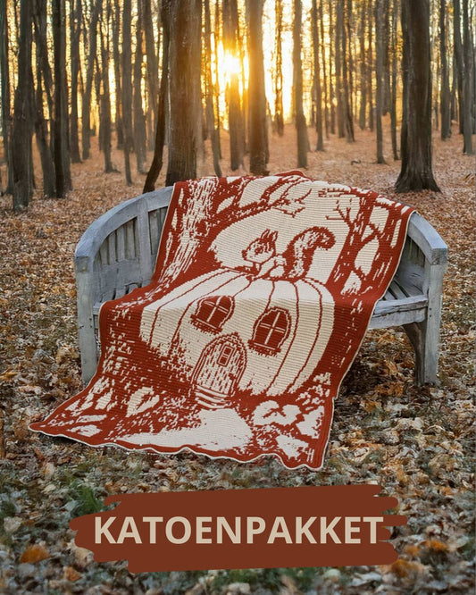 4 Seizoenen crochet-a-long HERFST (garenpakket) (KATOEN)