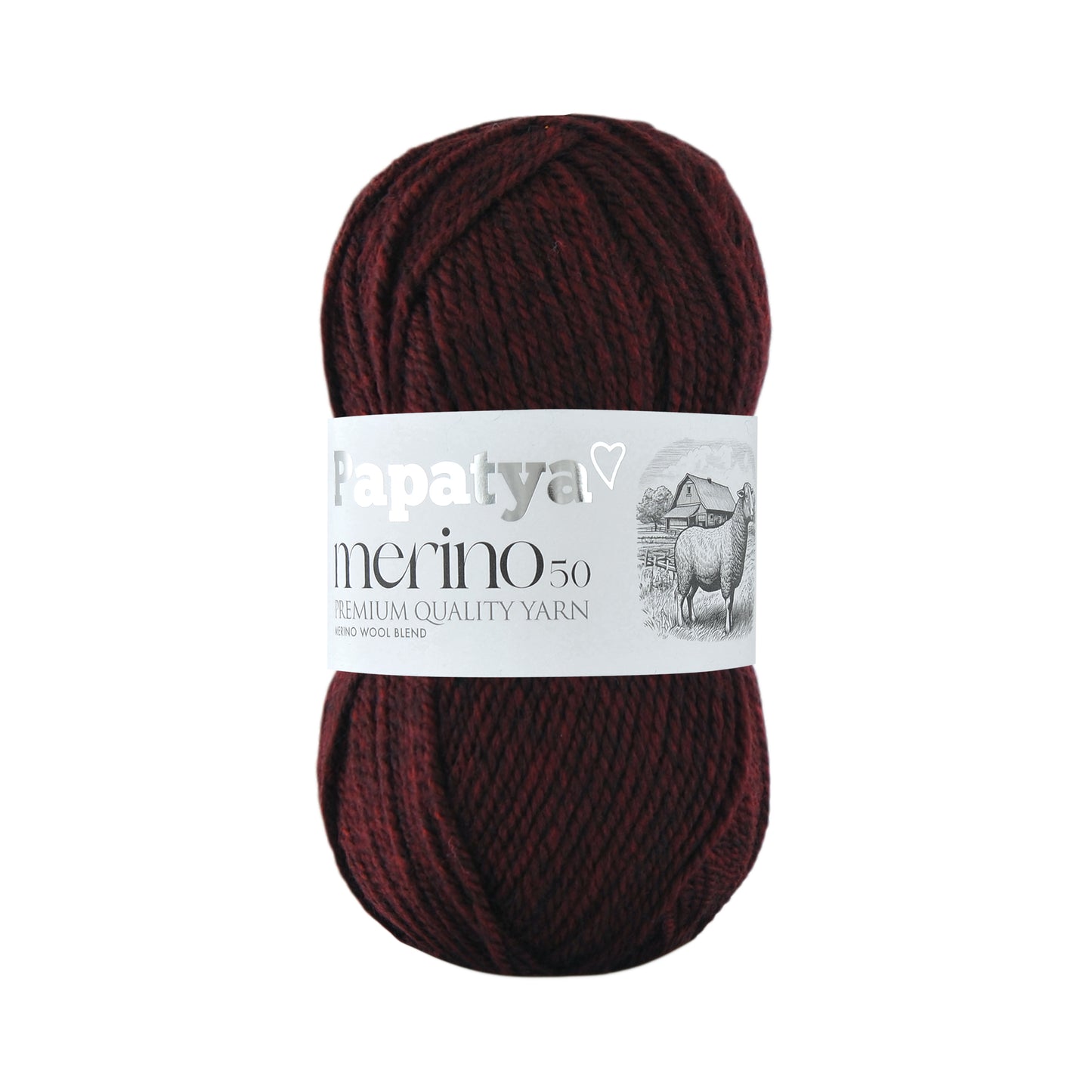 Papatya Merino 50 Bordeaux (53280)