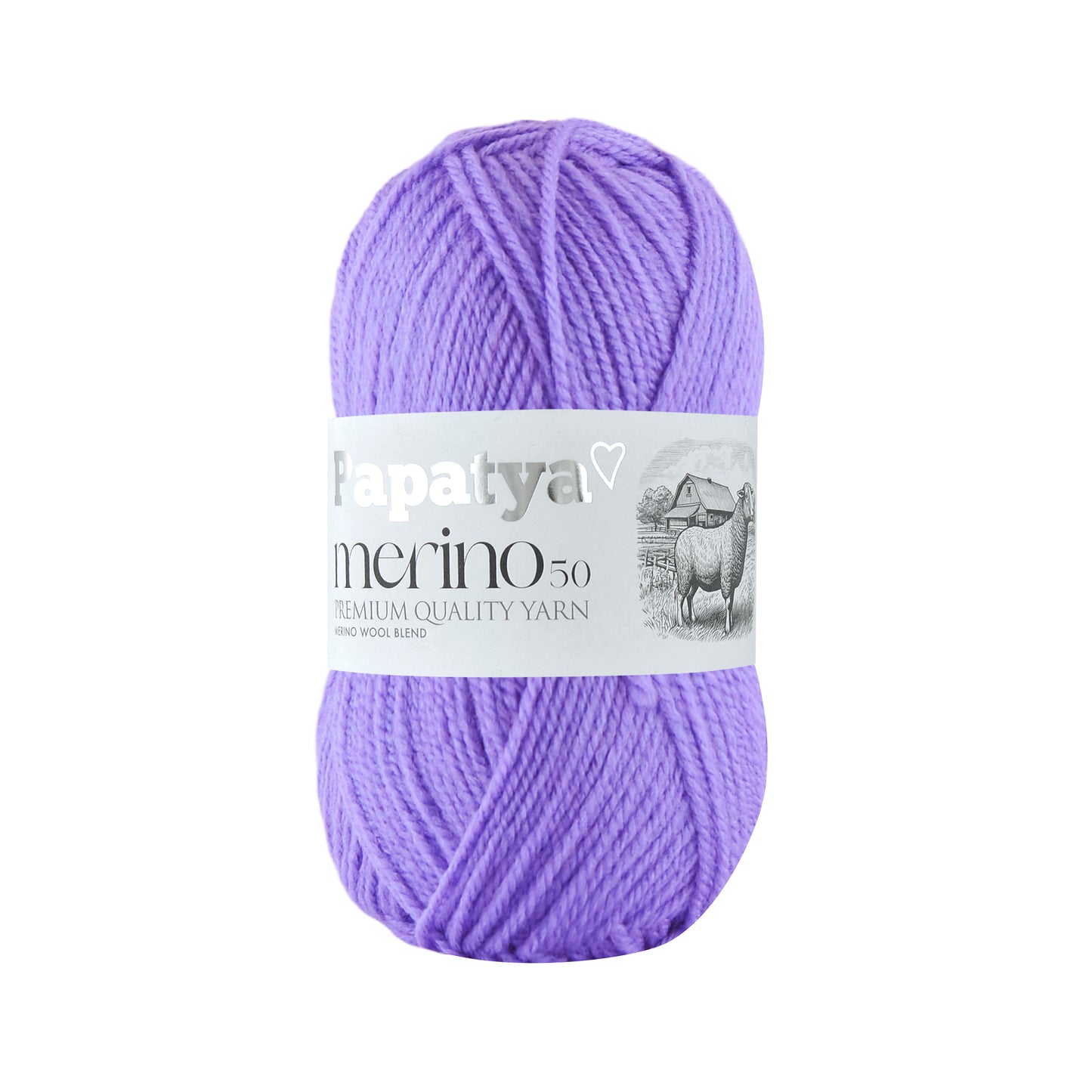Papatya Merino 50 Purple (5430)