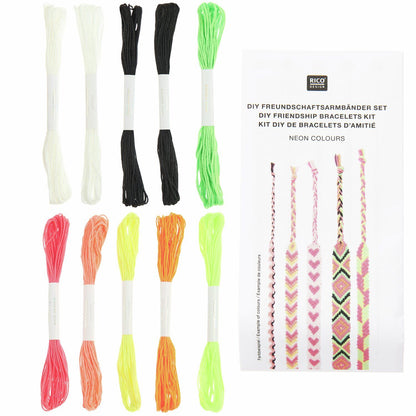 Ricorumi DIY-set vriendschapsarmbanden Neon Colours