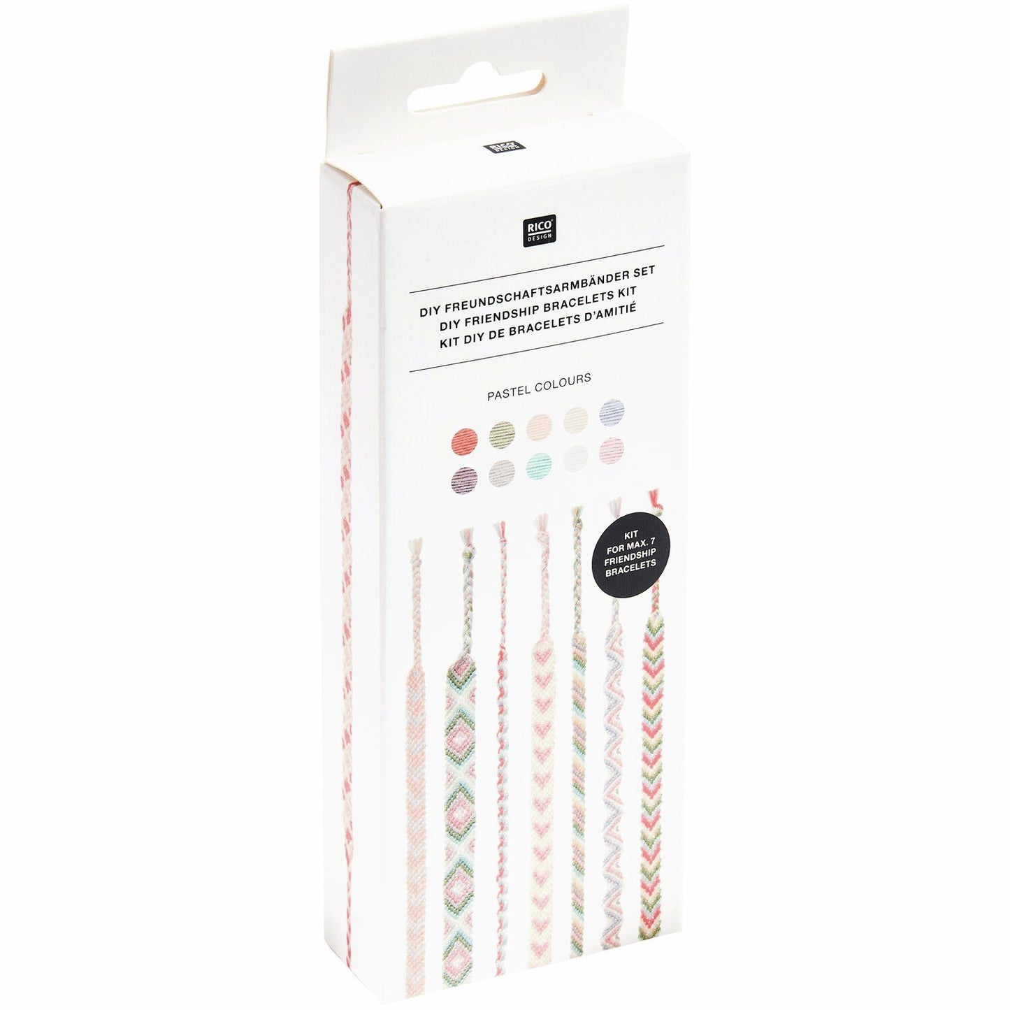Ricorumi DIY-set vriendschapsarmbanden Pastel Colours
