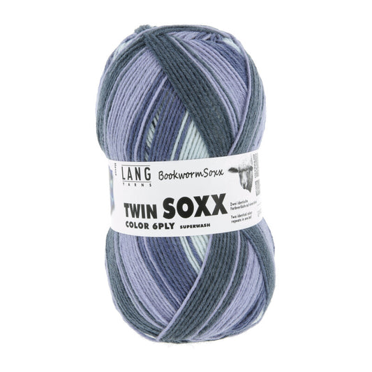 Lang Yarns Super Soxx Color 6 Ply Bookwormsoxx Hesse (581)