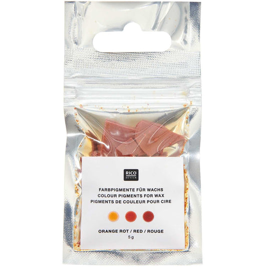 Kaars kleur rood 5g (500270)